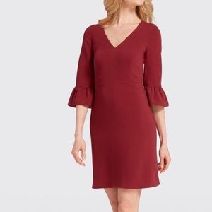 Draper James NWT V Neck Bell Sleeve Dress 6